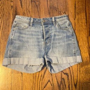 Hol lister High Rise Boyfriend Shorts Size 0